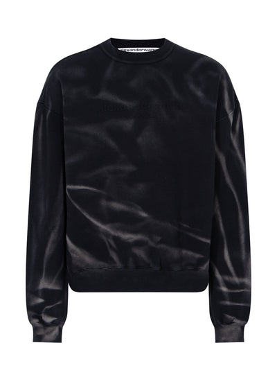 Oversized Unisex Sweatshirt (Washed Black)