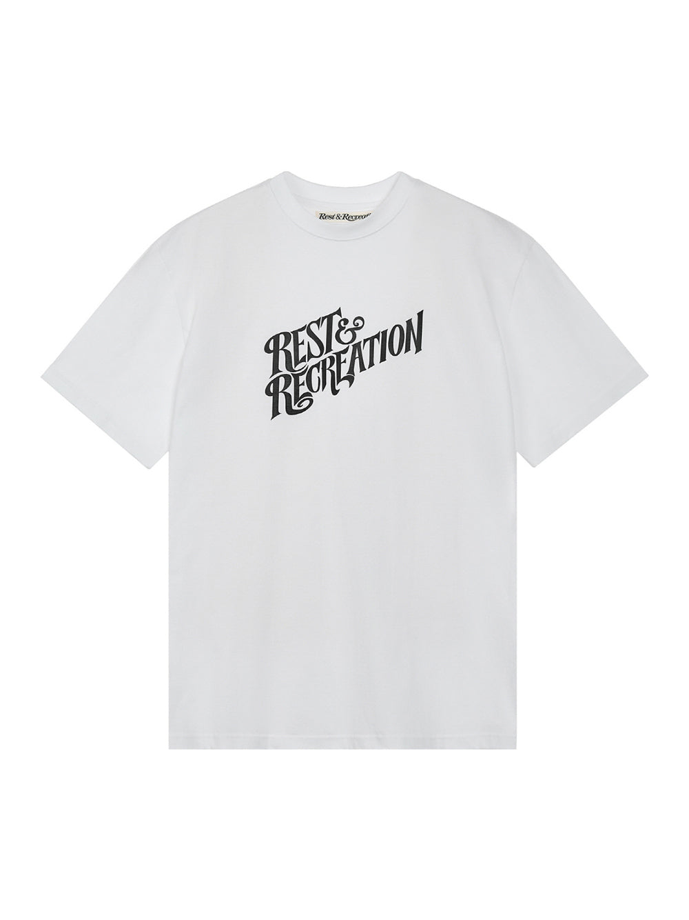 Oversized Wave Logo T-Shirt (White)