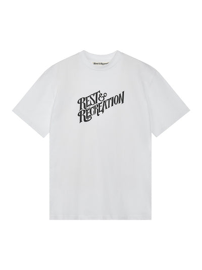 Oversized Wave Logo T-Shirt (White)