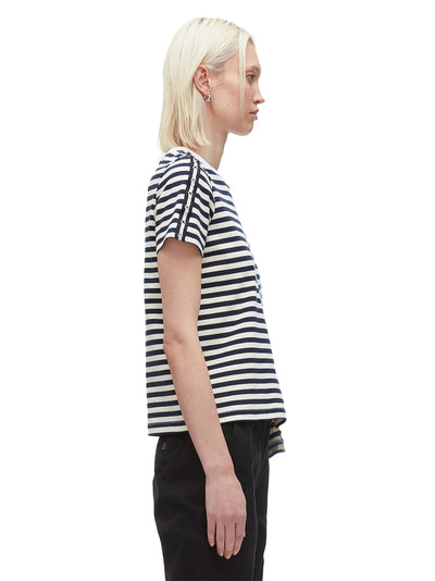 Stripe Patchwork T-Shirt (Midnight Multi)