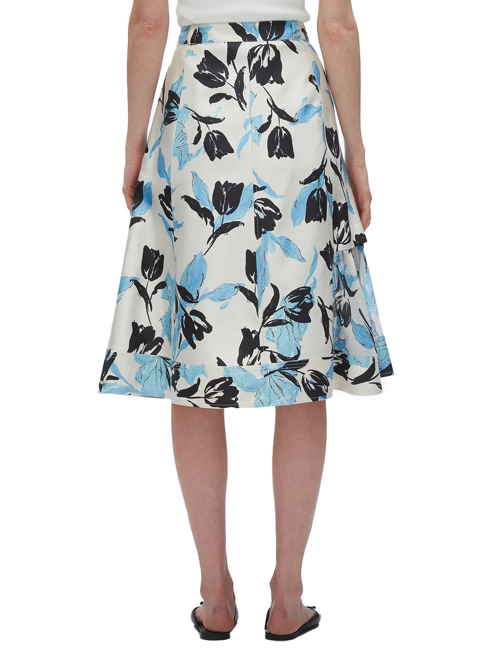 Joyful Tulip Cargo Skirt (Ivory Multi)