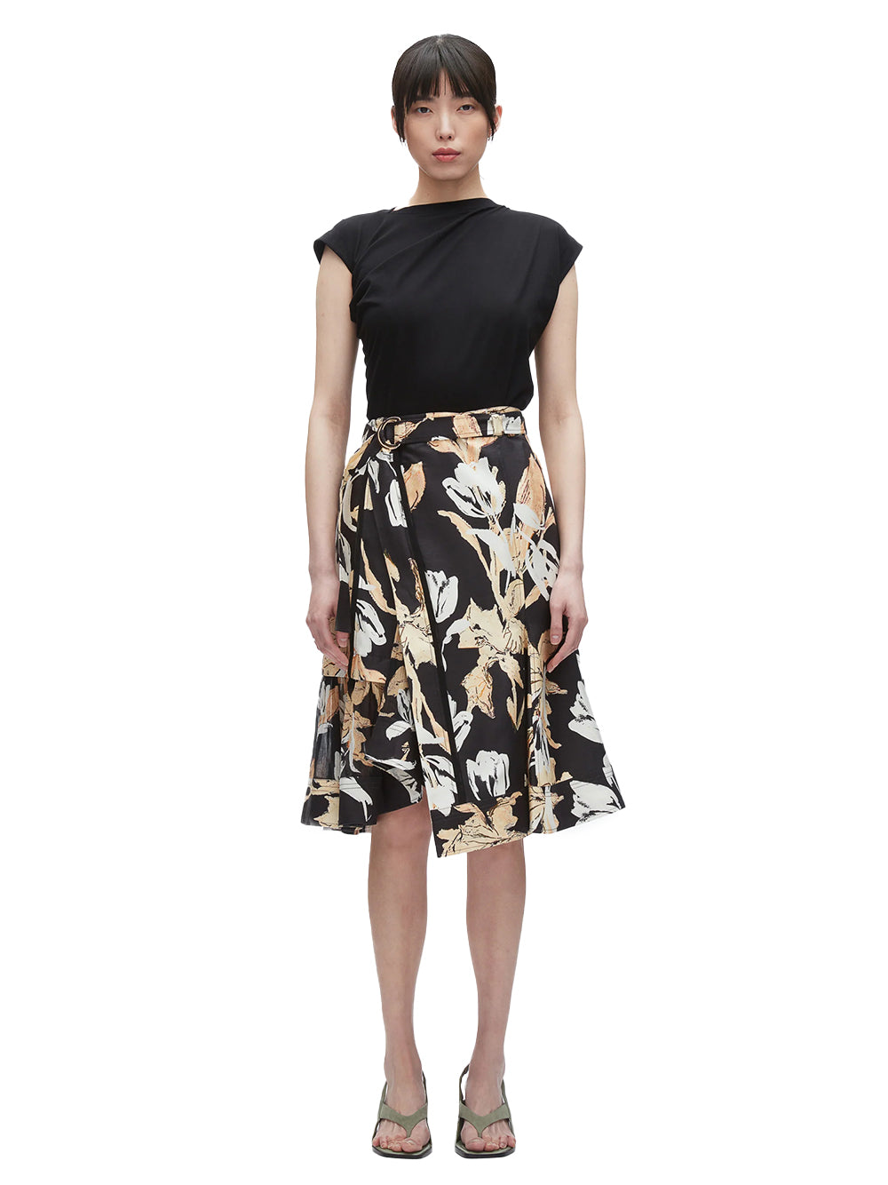 Joyful Tulip Cargo Skirt (Midnight Multi)