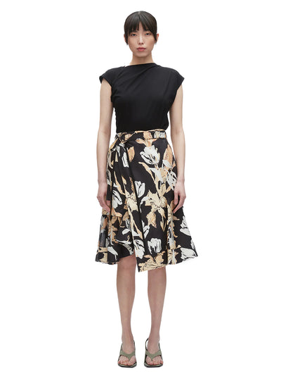 Joyful Tulip Cargo Skirt (Midnight Multi)