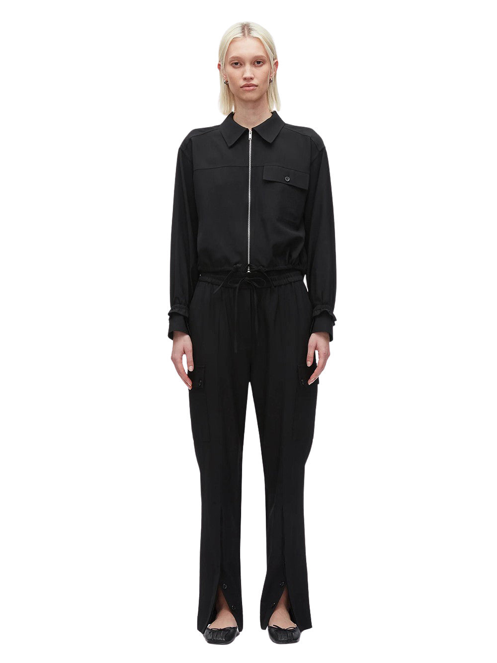 Fluid Tailoring Cargo Pant (Black)