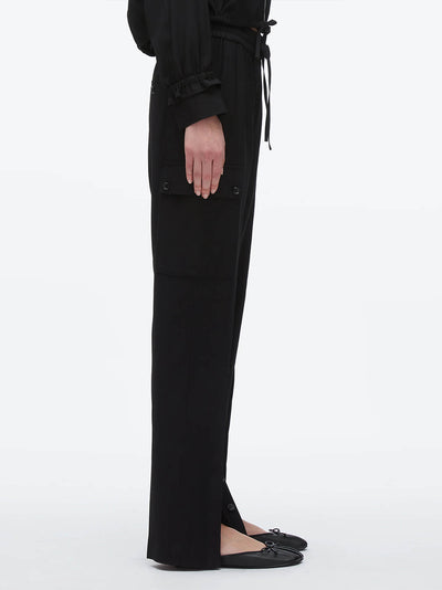 Fluid Tailoring Cargo Pant (Black)