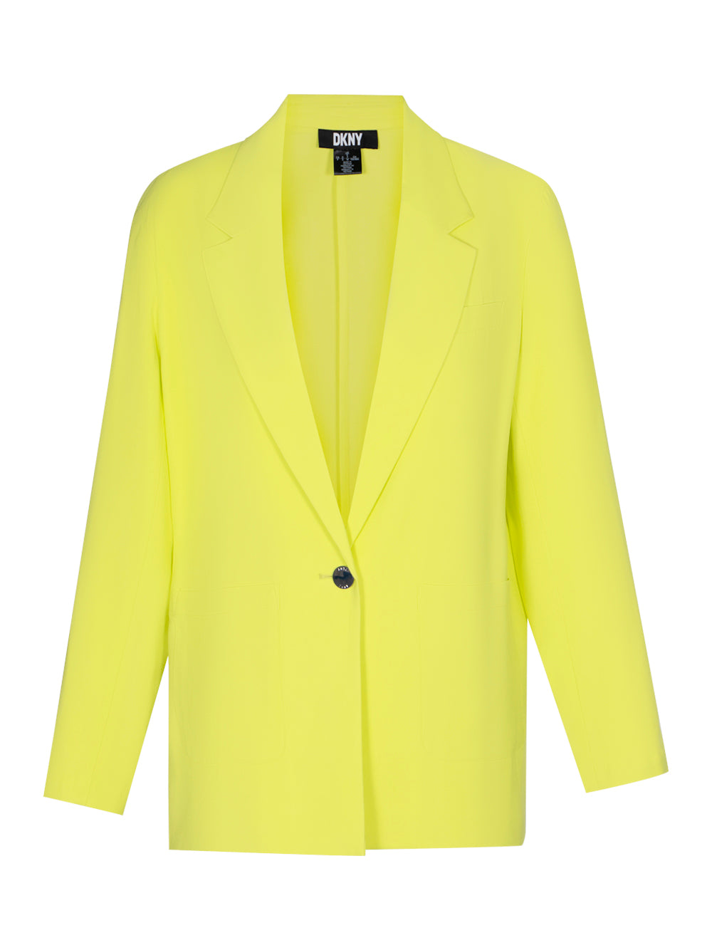Long Sleeve One-Button Frosted Twill Jacket (Limonata)