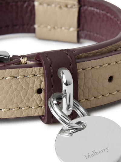XS Leather Dog Collar (Dune-Oxblood)