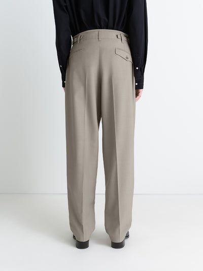 Pleated Pants Light Taupe