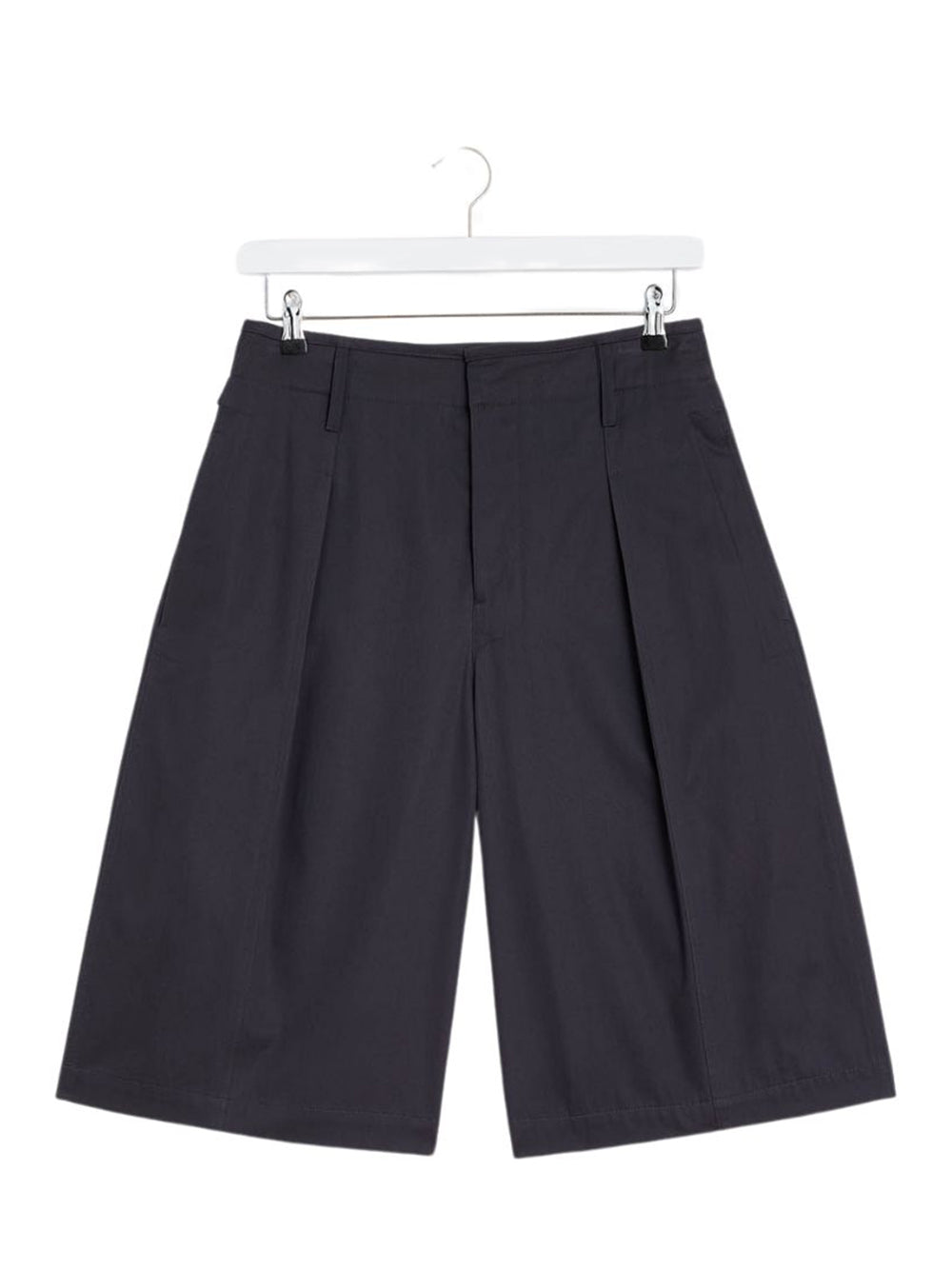 Maxi Pleated Bermuda Charcoal