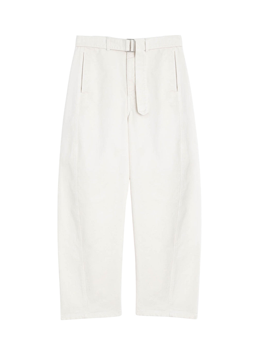 Twisted Belted Pants Snowy Off White