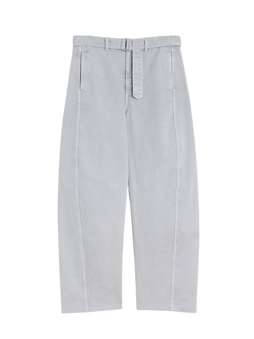 Twisted Belted Pants Snowy Blue Grey