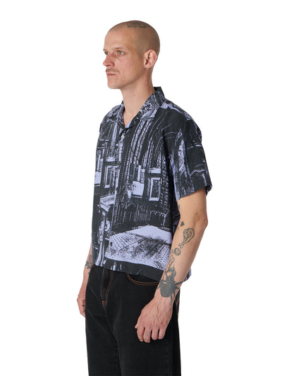 Cathedral Short Sleeve Shirt - Blue / Multi