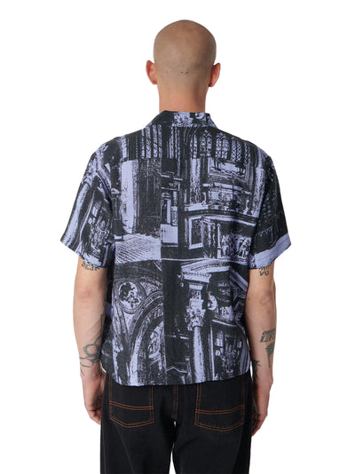 Cathedral Short Sleeve Shirt - Blue / Multi
