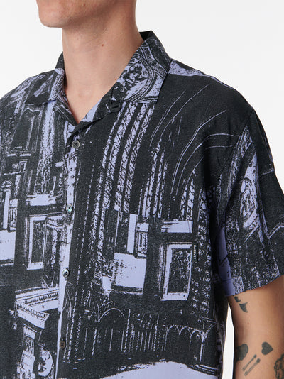 Cathedral Short Sleeve Shirt - Blue / Multi