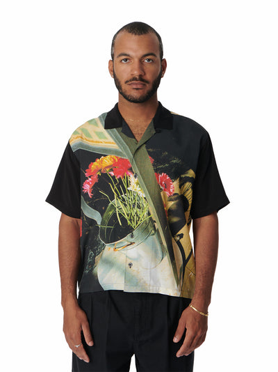 La Melancolia Shadow Short Sleeve Shirt - Black/Print