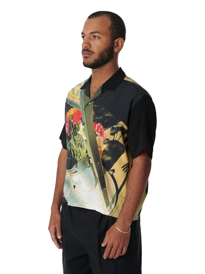 La Melancolia Shadow Short Sleeve Shirt - Black/Print