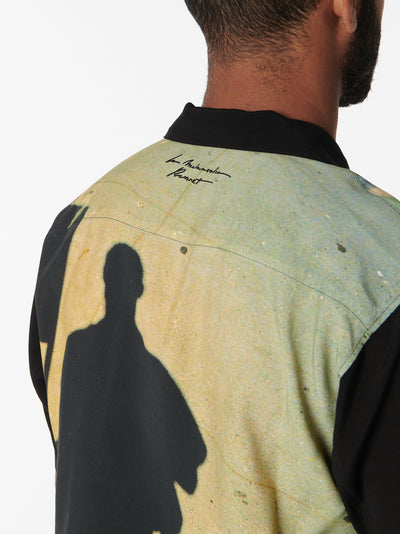 La Melancolia Shadow Short Sleeve Shirt - Black/Print