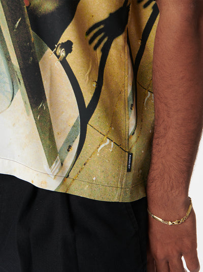 La Melancolia Shadow Short Sleeve Shirt - Black/Print