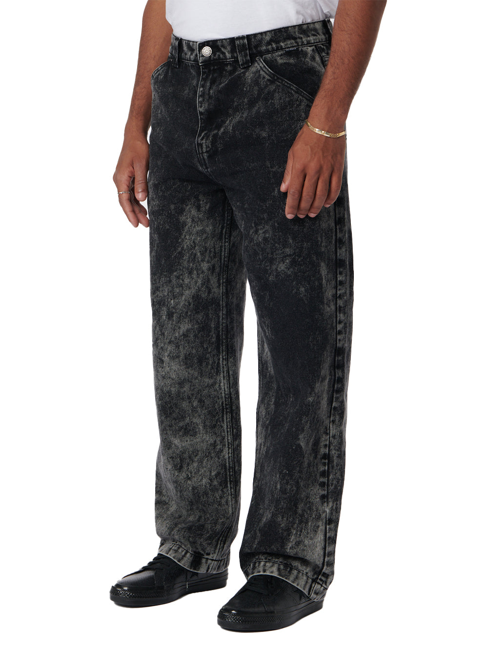 Denim Carpenter Pant - Grey