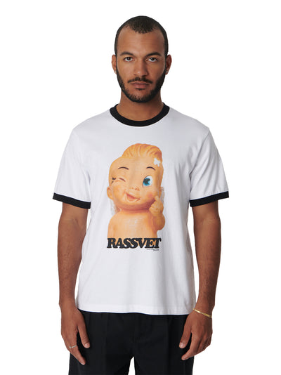 Merci Ringer Tee - White
