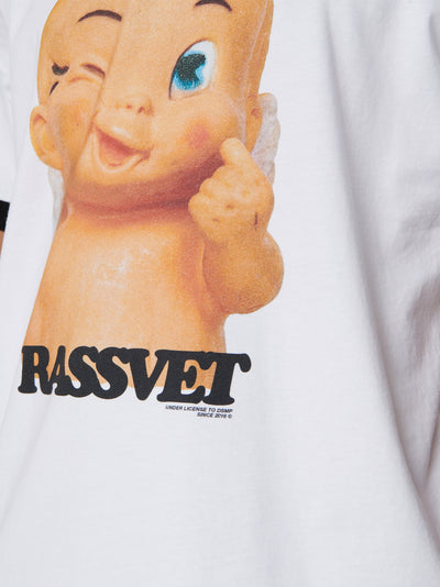 Merci Ringer Tee - White