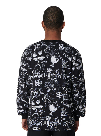 Perception Long Sleeve Tee - Black / Multi