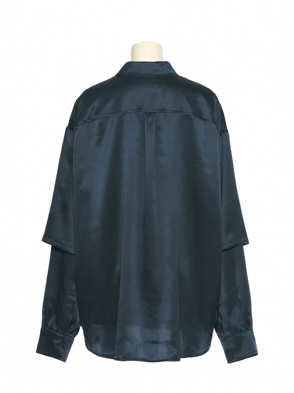 Sleeve Layered Top (Navy)