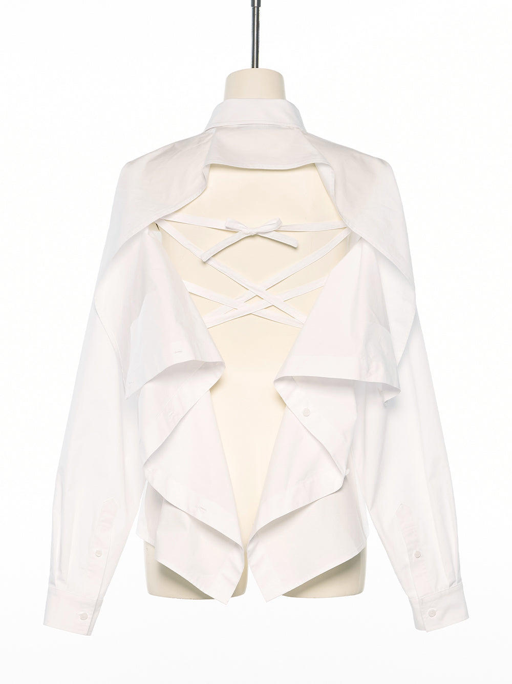 Square Shape Shirt White