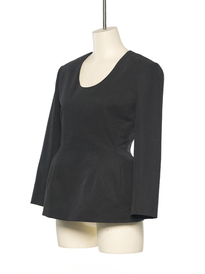 Hourglass Blouse Black