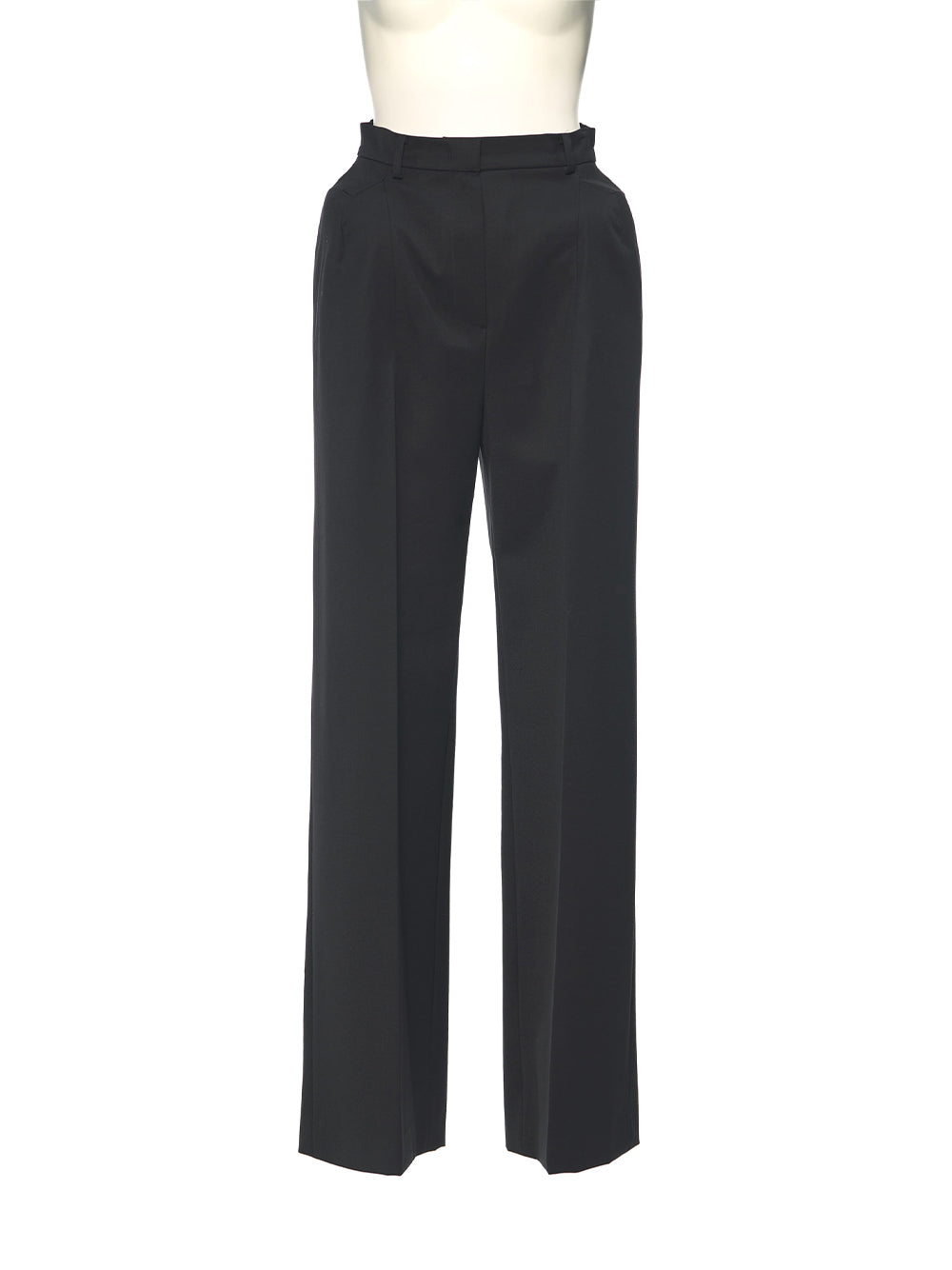 Shoulder Puff Pants Black