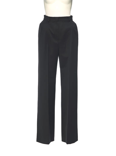 Shoulder Puff Pants Black