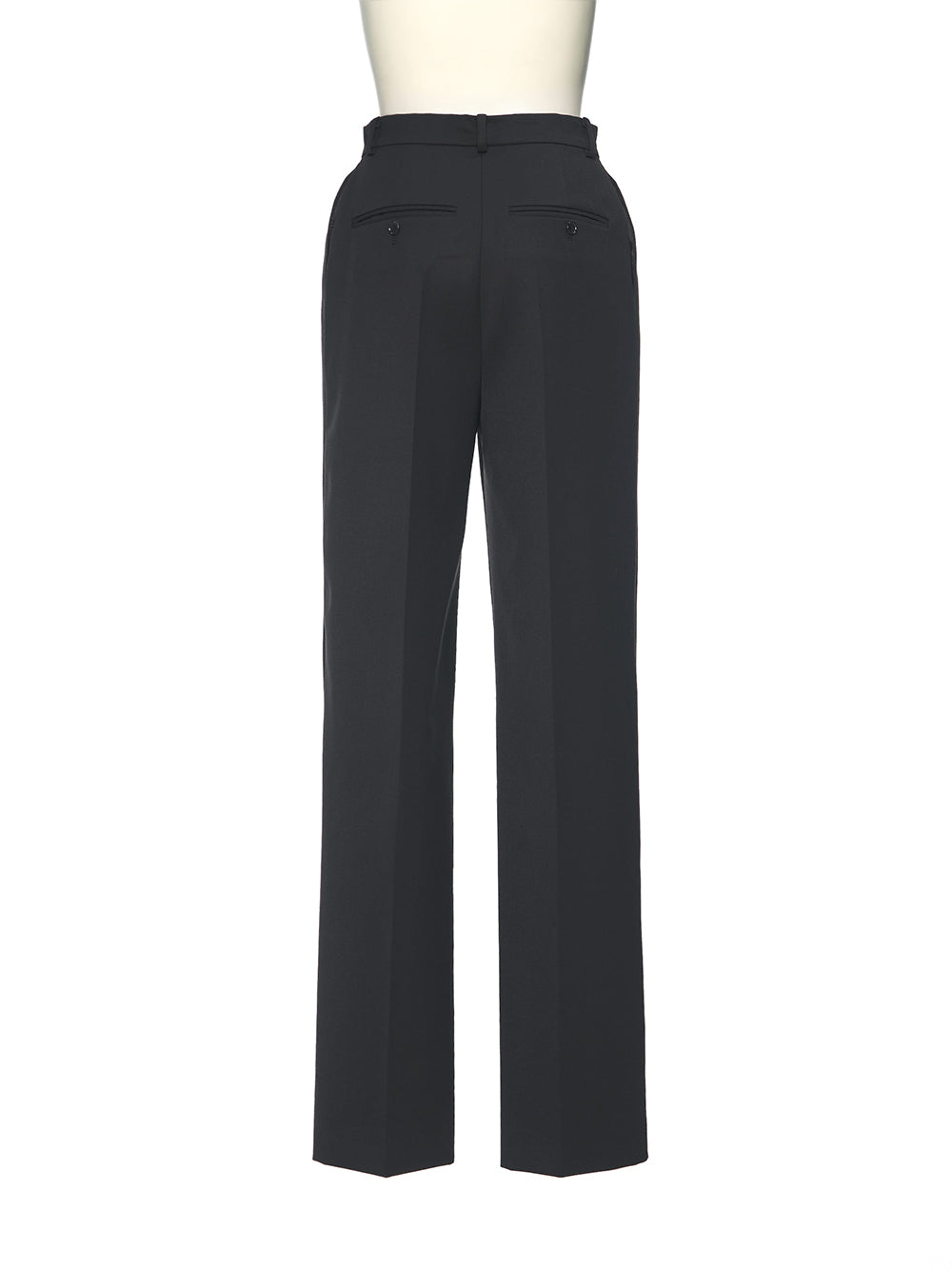 Shoulder Puff Pants Black