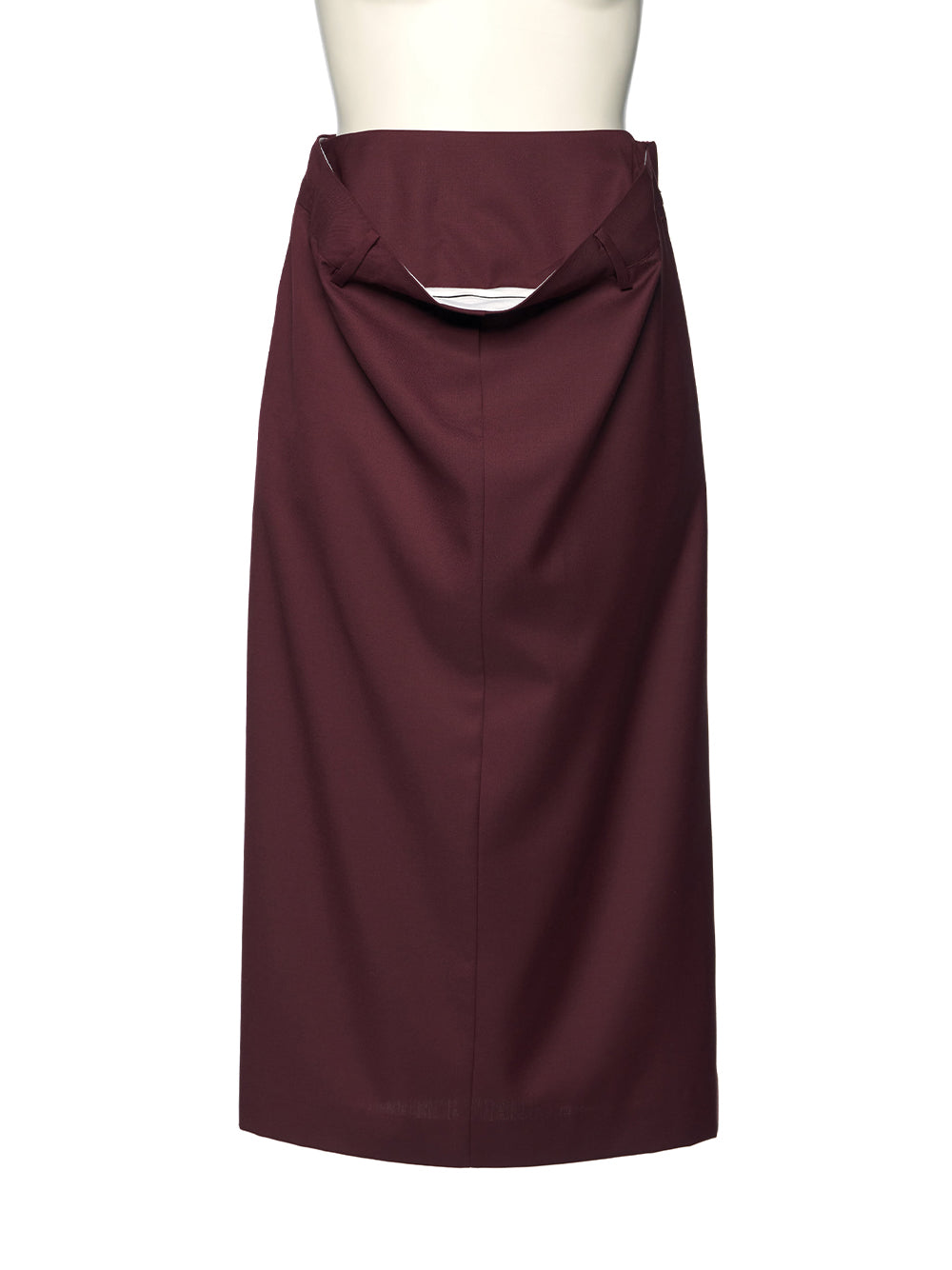Kangaroo Midi Skirt Wine