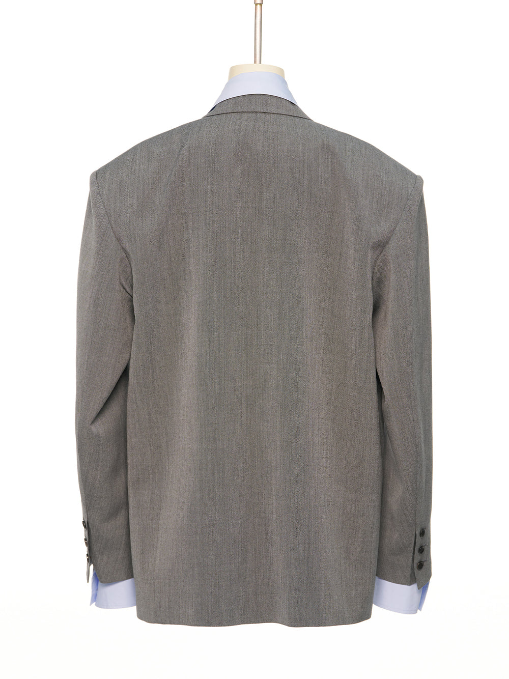 Shirt Layered Jacket Gray