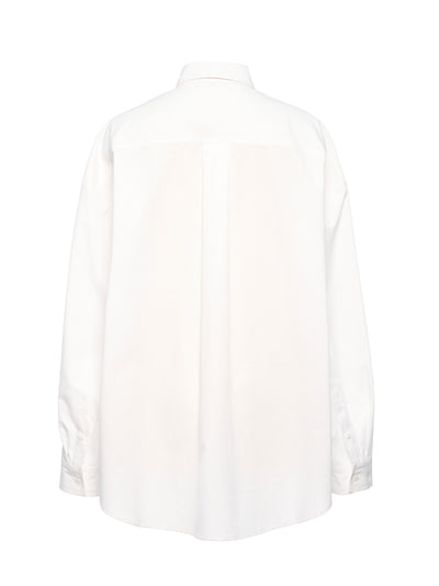 Sunglasses Printed Shirt White