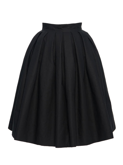 High Waisted Volume Skirt Black