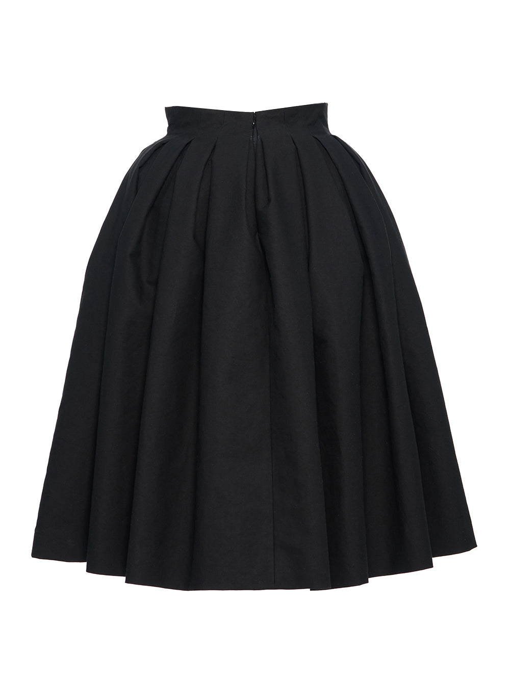 High Waisted Volume Skirt Black