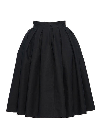 High Waisted Volume Skirt Black