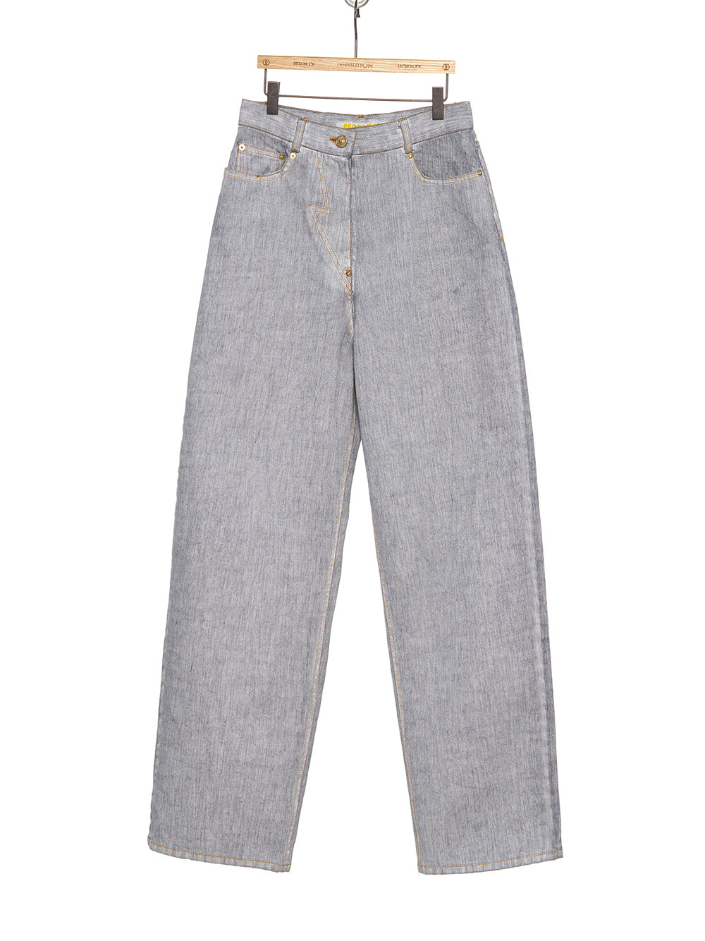 Gray Straight Jeans Gr