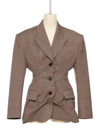 Brown Hourglass Crease Jacket Br(ch)