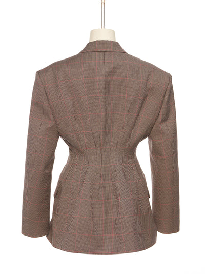 Brown Hourglass Crease Jacket Br(ch)