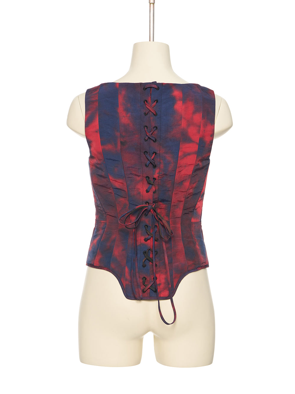 Purple Sleeveless Bustier Top Pu