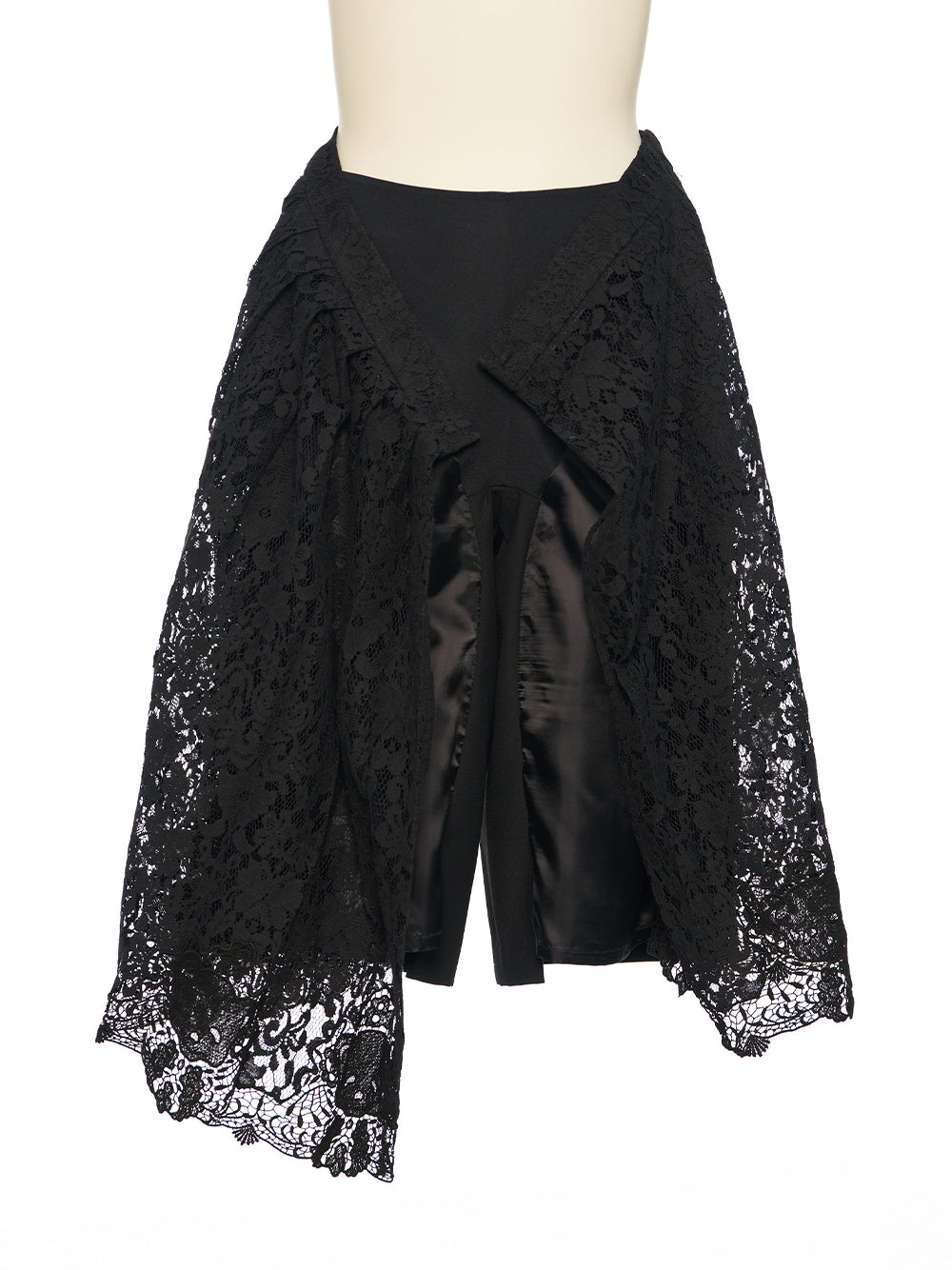 Black Front Pleated Skorts Bk