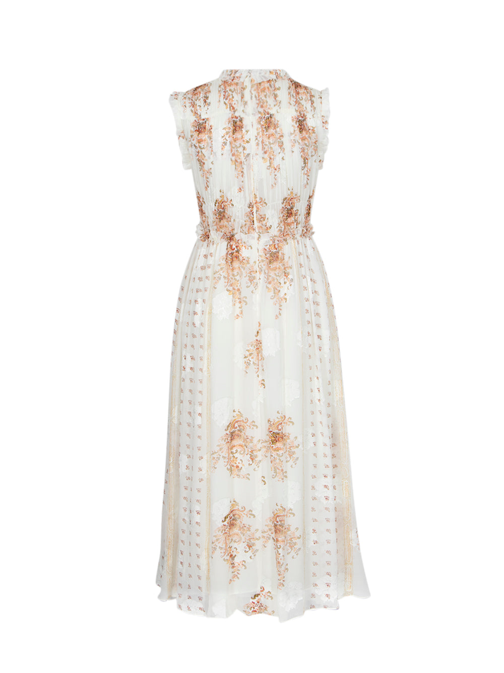 Kasia Sleeveless Midi Dress (Alabaster)