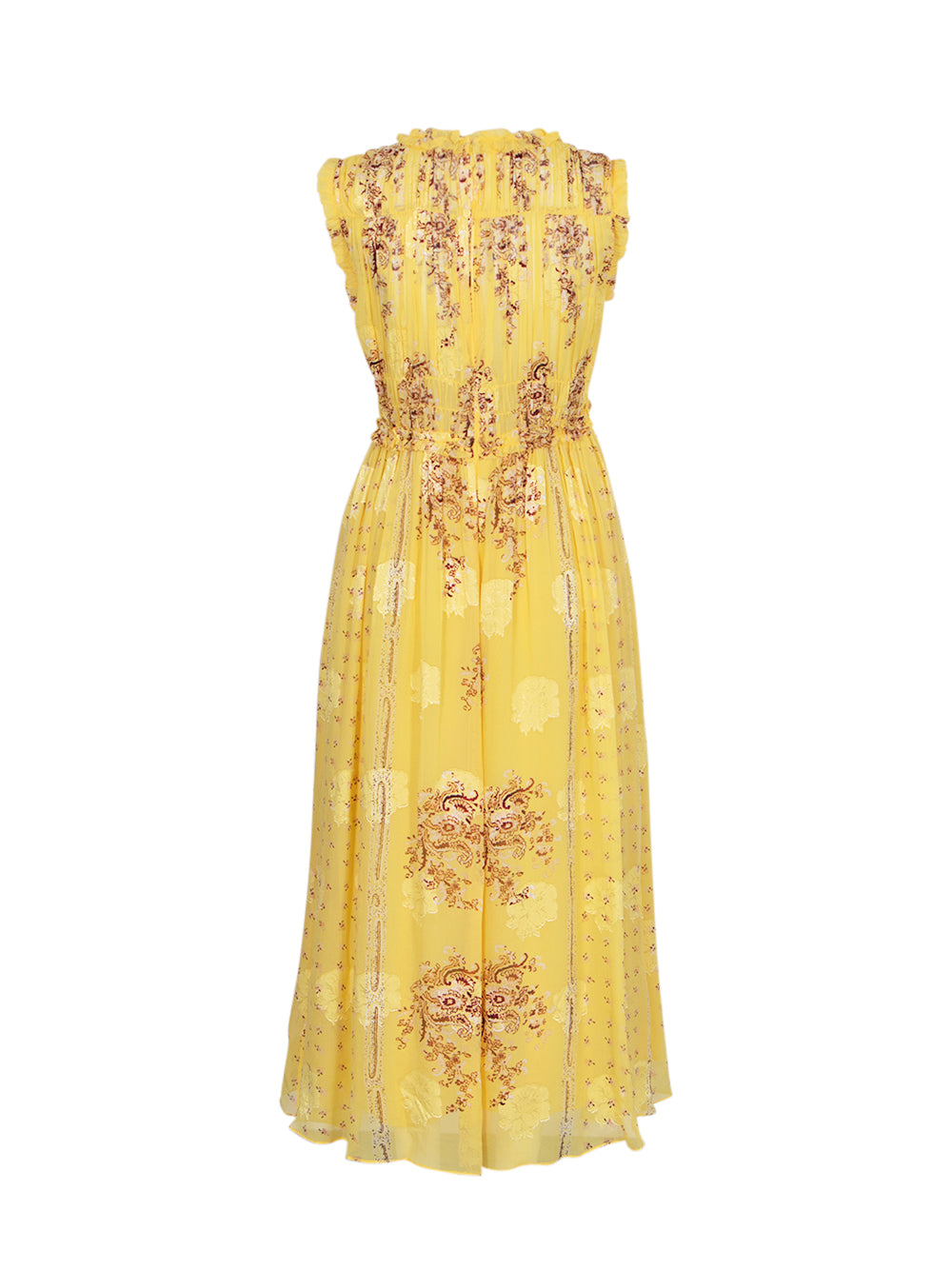 Kasia Sleeveless Midi Dress Soleil