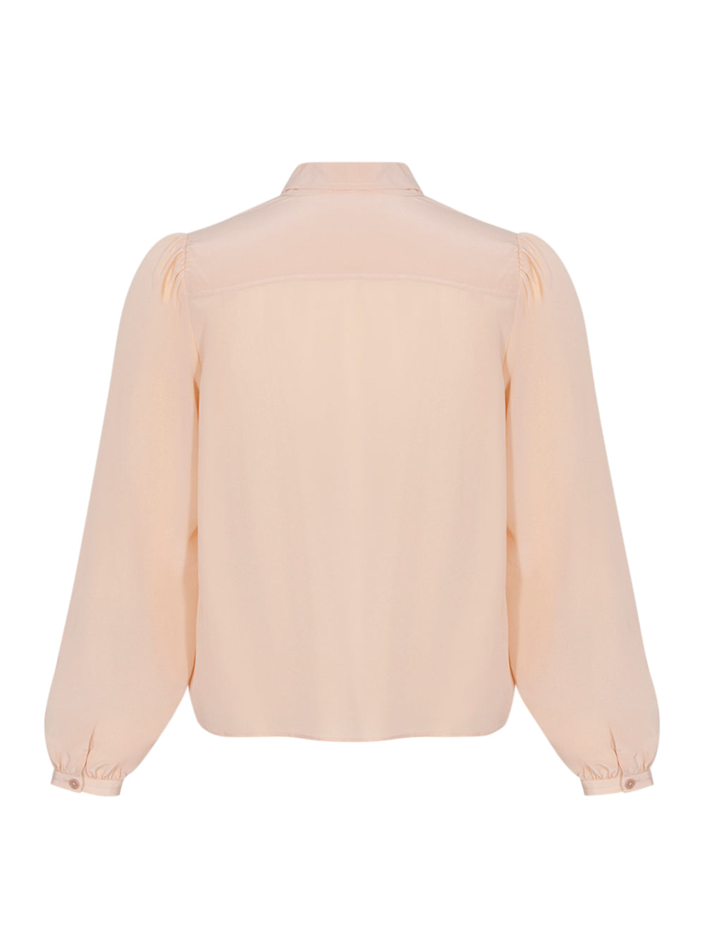 Alistair Necktie Long Sleeve Blouse Almond