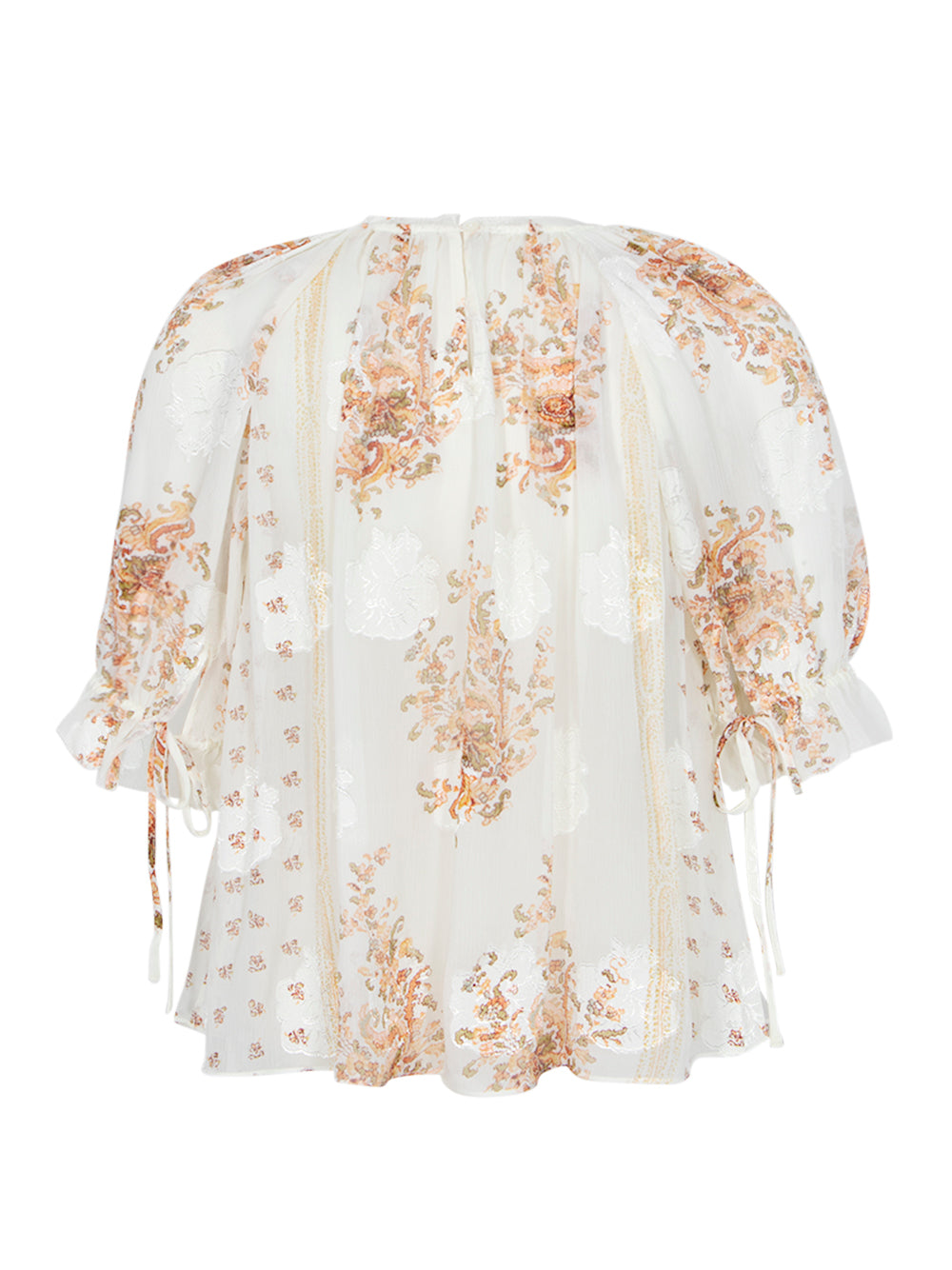 Pippa Short Sleeve Blouse (Alabaster)