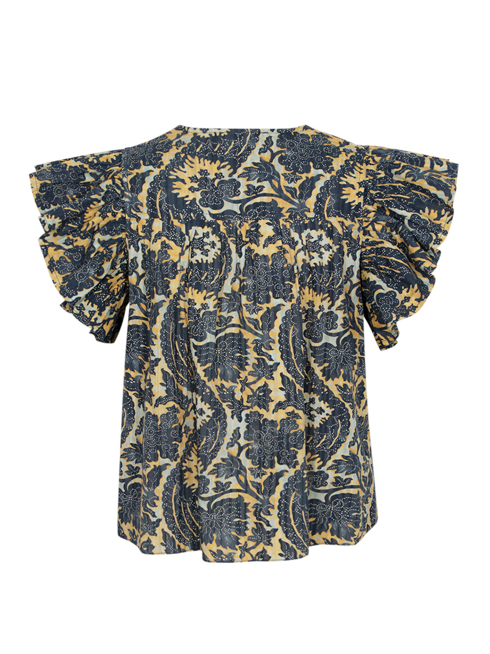 Sienna Flutter Sleeve Top Luna