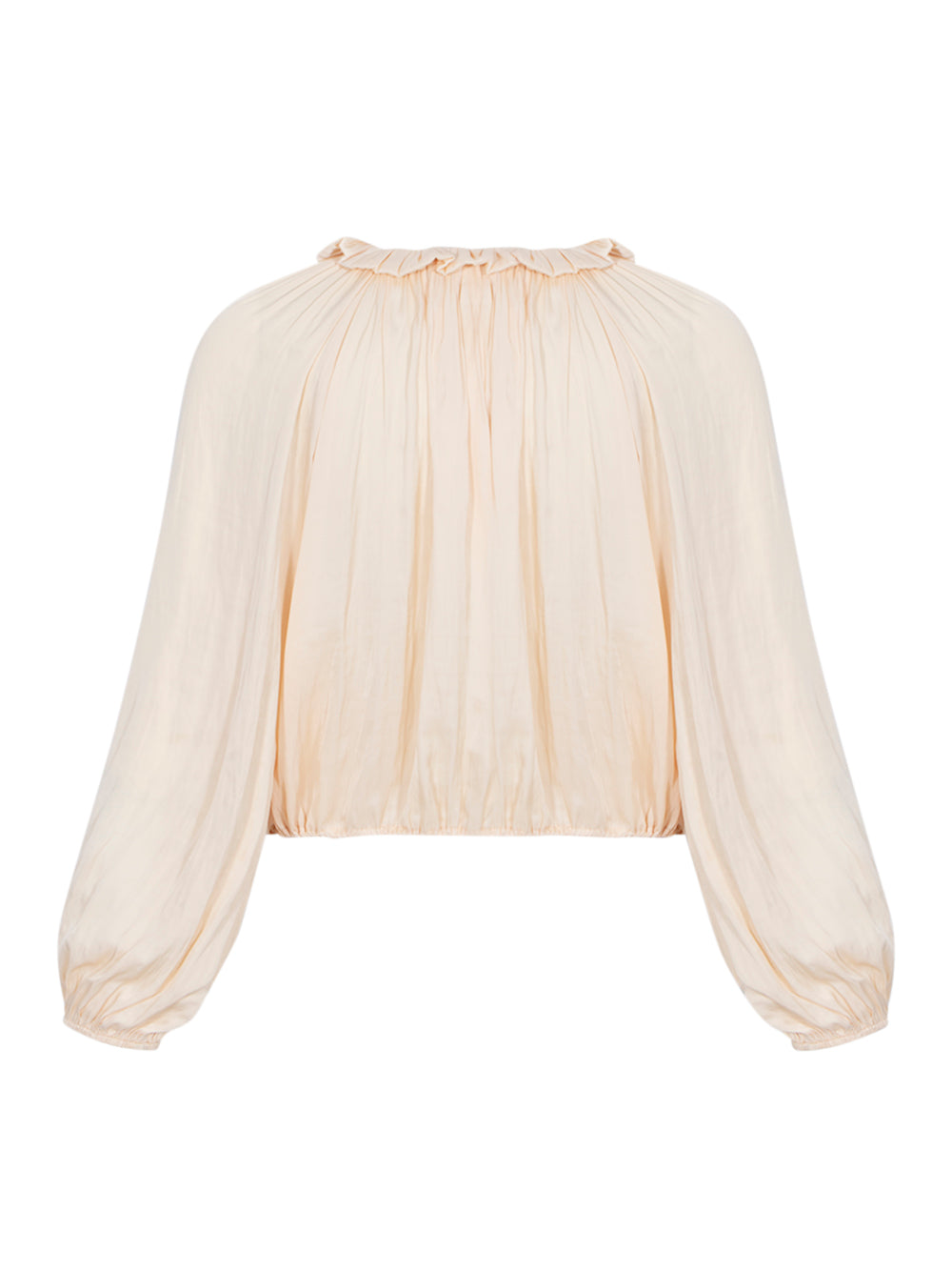 Laurette Long Sleeve Blouse Pearlescent
