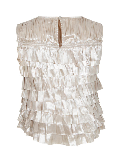 Quinn Layered Sleeveless Top Opal